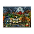 Trademark Fine Art Cheryl Bartley 'Spooky Street ' Canvas Art, 14x19 ALI40992-C1419GG